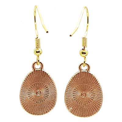 Påskägg med blått/gult mönster