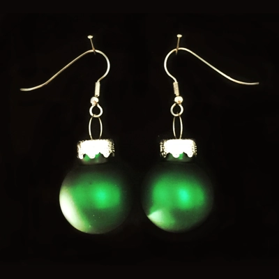 Gröna julkulor (matta)