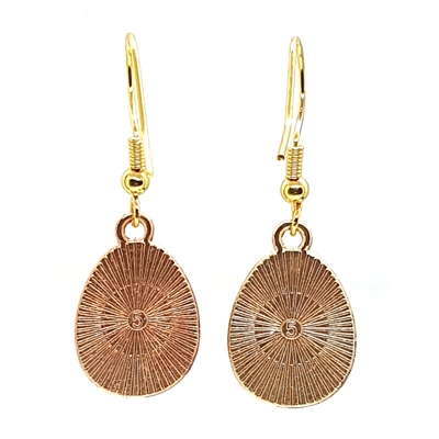 Påskägg med rosa/grönt mönster