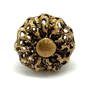 Filigranknapp i metall (sing..