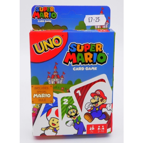 Super Mario Uno game