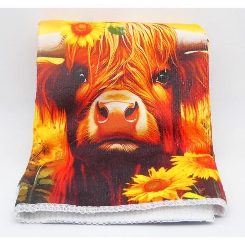 Highland Cow Tea towel