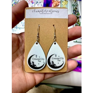 Crescent City Fae Logo Earrings