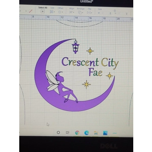 Mardi Gras Purple Moon