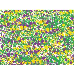 Mardi Gras Splatter Logo
