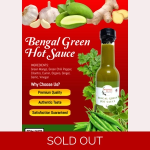 Bengal Green Hot Sauce (5oz)