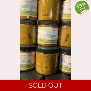 Spicy Lemon Ginger Achar (8 oz)