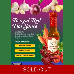 Bengal Red Hot Sauce 5oz