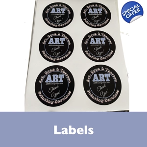 Pre-Die-Cut Printed labels