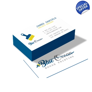 Painted Edge Business Cards