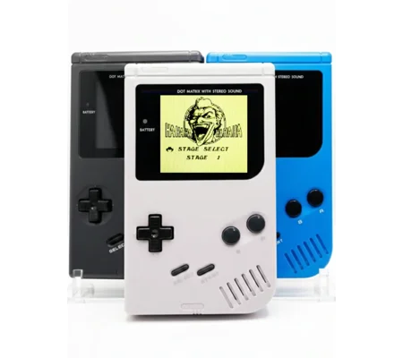 Game Boy Classic mit Backlight in verschiedenen Farben