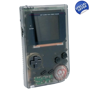 Game Boy Backlight Transparent Black
