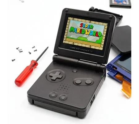 GBA SP Backlight Umbau | Display & Gehäuse-Upgrade