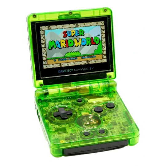 Game Boy Advance SP Backlight in verschiedenen Farben