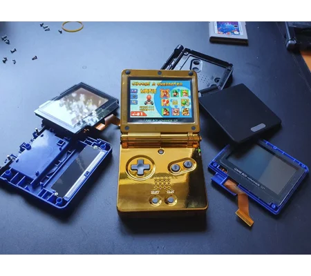 GBA SP Backlight Umbau | Display & Gehäuse-Upgrade
