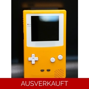 Gameboy Color mit Backlight in Earthy Yellow