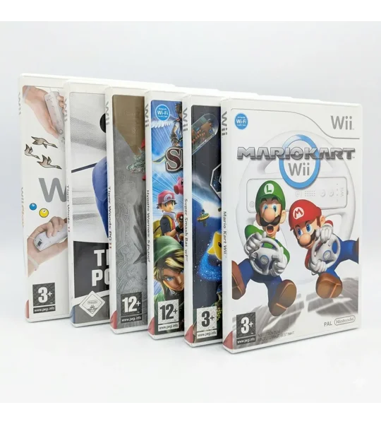 Wii Game Set (Mario Galaxy, Mario Kart, Zelda, Smash Bros etc.)