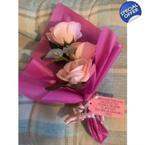 SOAP flower bouquet handmade