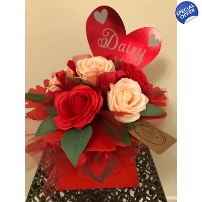 SOAP FLOWER BOX handmade design