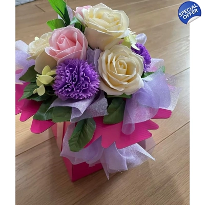 SOAP FLOWER BOX handmade