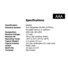 Batteries, AAA, quantity 4