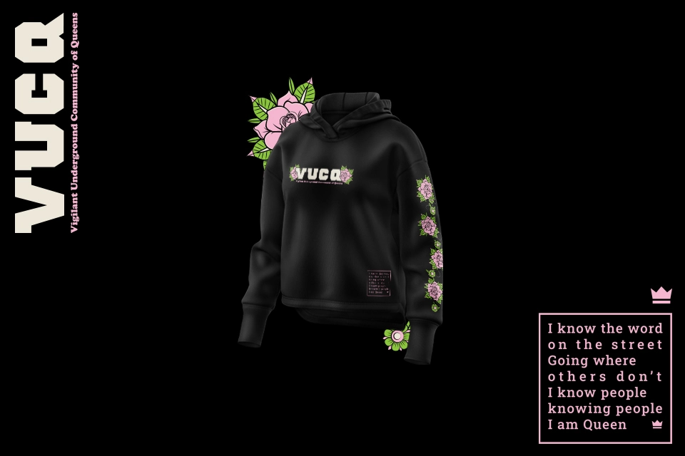 Kwd rose clearance hoodie