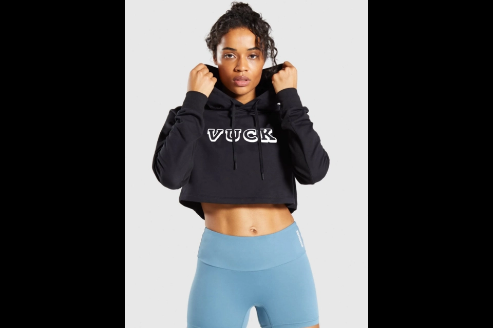 Womens Cropped Hoody