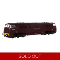 DAPOL 2D-003-013 N Gauge CLASS 52 Western Harrier BR Maroon yellow Buffer Beam D1008