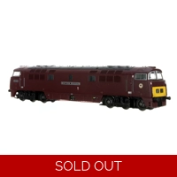 DAPOL 2D-003-014D N Gauge CLASS 52 Western Dragoon BR Maroon SYP D1034 DCC