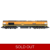 DAPOL 2D-007-013 N Gauge CLASS 66 66413 Freightliner Orange & Black Lest We Forget