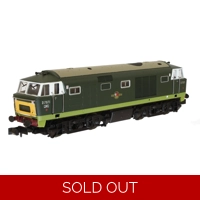 DAPOL 2D-018-012 N Gauge CLASS 35 (Hymek) D7071 Two Tone Green SYP