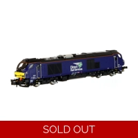 DAPOL 2D-022-010D N Gauge Class 68 68026 DRS Plain Blue DCC