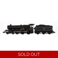 DAPOL 2S-010-004 N Gauge CLASS 4900 Hall Moreton Hall BR Lined Black Early Crest 5908