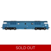 DAPOL 4D-003-016D OO Gauge CLASS 52 Western Duke BR Chromatic Blue SYE D1043 Large Double Arrows D..