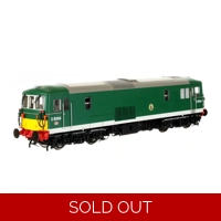 DAPOL 4D-006-010D OO Gauge CLASS 73 Electro Diesel BR Green E6004 Grey Green Sole Bar DCC Fitted
