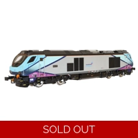 DAPOL 4D-022-021D OO Gauge CLASS 68 Splendid 68027 Transpenneine Express DCC