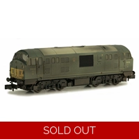 DAPOL 2D-012-009 N Gauge CLASS 22 D6316 BR Green Disc Headcode Weathered