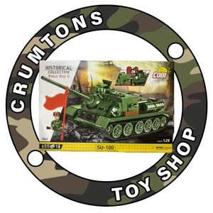 Cobi 2541 Russian SU-100 tank 1:28 scale 655 bricks