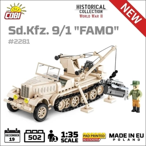 Cobi 2281 FAMO Sd.Kfz. 9/1 1/35 scale