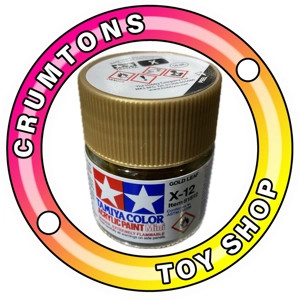 Tamiya x12 Gold Leaf Paint 10ml