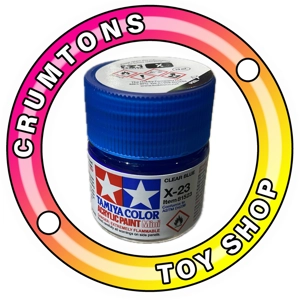 Tamiya X23 Clear Blue Paint 10ml