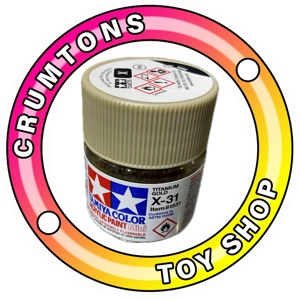 Tamiya X31 Titanium Gold Paint 10ml