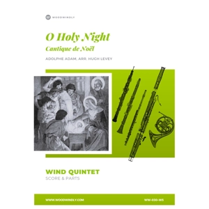 O Holy Night (Cantique de Noël) for Wind Quintet