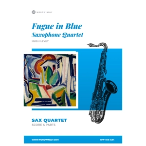 Fugue in Blue for Sax Quartet