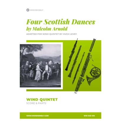 Malcolm Arnold - Four Scottish Dances arranged for Wind Quintet - Part 1