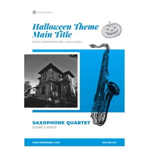Halloween Main Theme - Saxophone Quartet