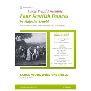 Malcolm Arnold's Four Scottish Dances for Large Wind Ensem..