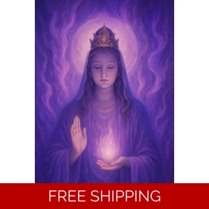 Lavendel Flammen av Quan Yin. ( Norsk)