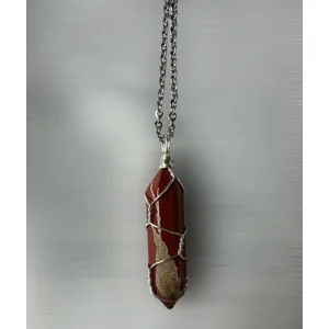 Red Jasper Wire Wrapped..