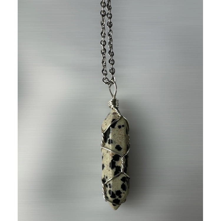 Dalmatian Jasper  Wire Wrapp..